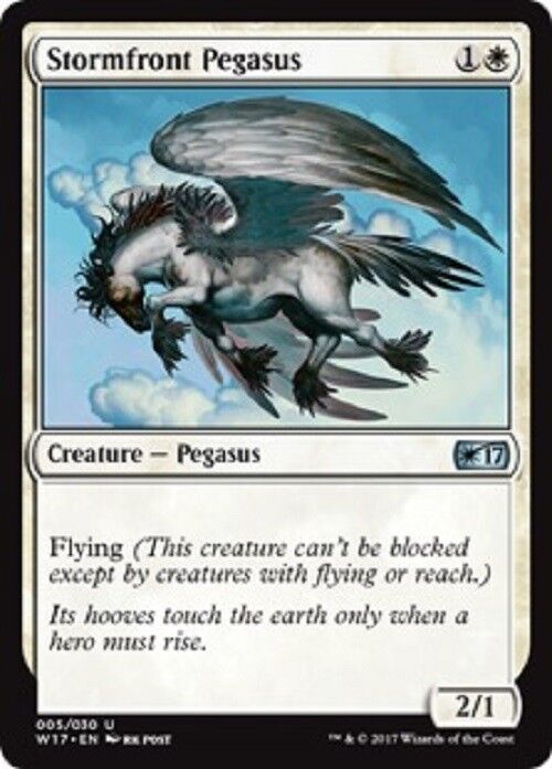 MTG Stormfront Pegasus WelcomeDeck 2017 Card Magic the Gathering