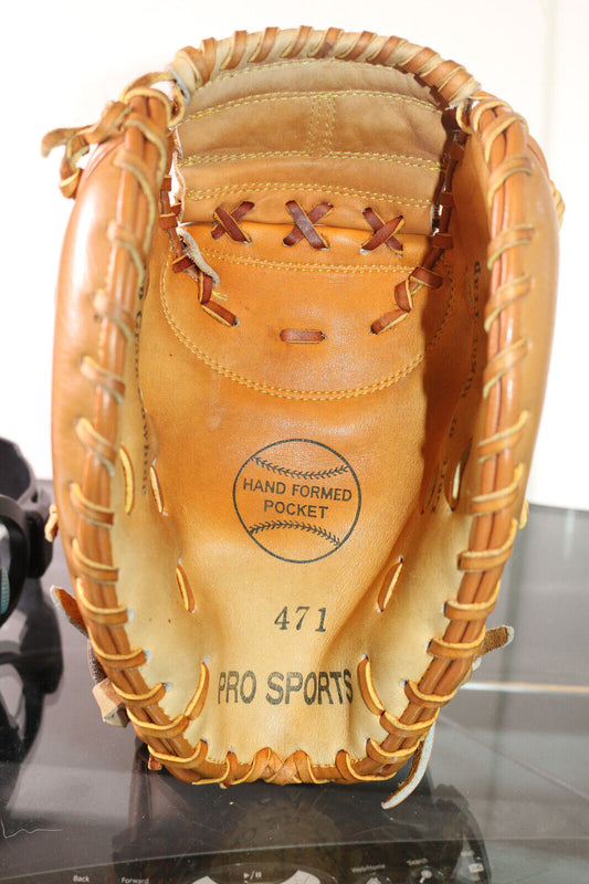 Baseball Softball Glove Hand Formed Pocket Pro Sports 471 Catchers Mitt