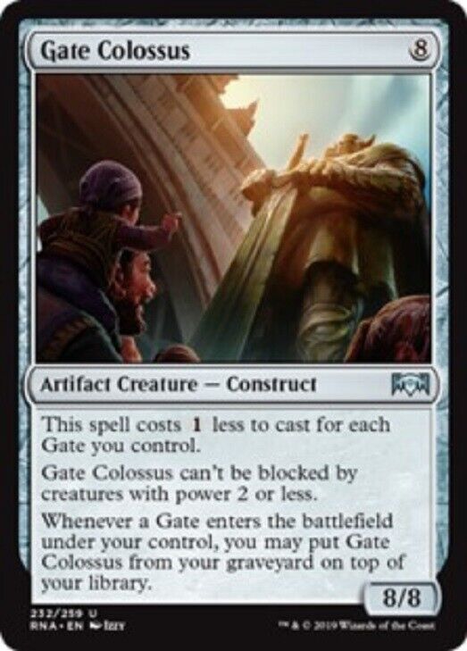 MTG Mtg x1  Gate Colossus Ravnica Allegiance  Magic the Gathering card