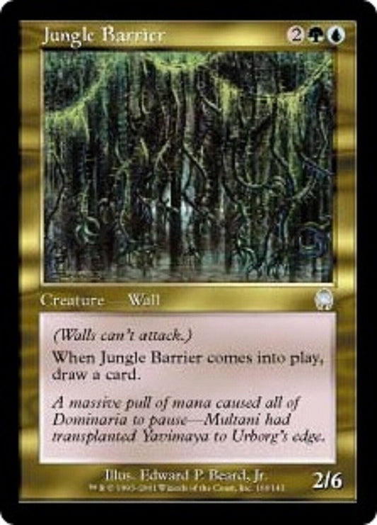 MTG MTG 1x Jungle Barrier Apocalypse Card Magic The Gathering