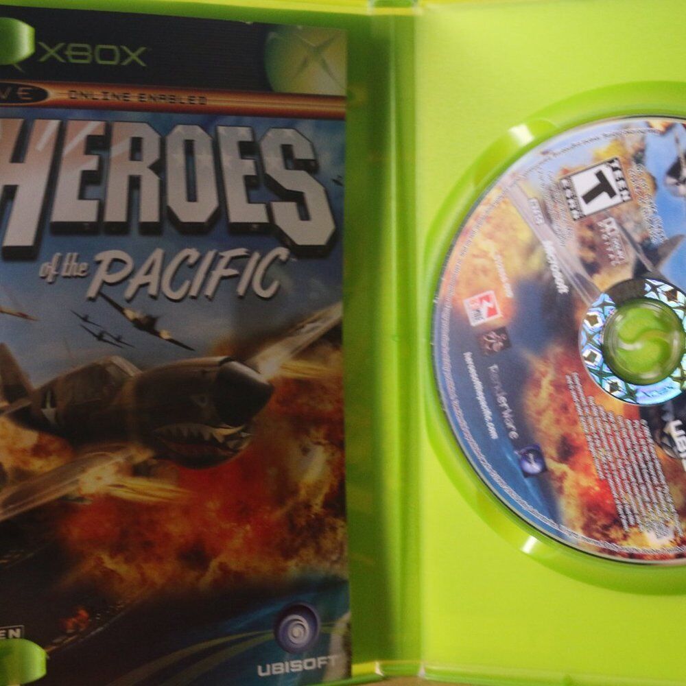 Heroes Of The Pacific - Microsoft Xbox Original - Complete In Box - Cib