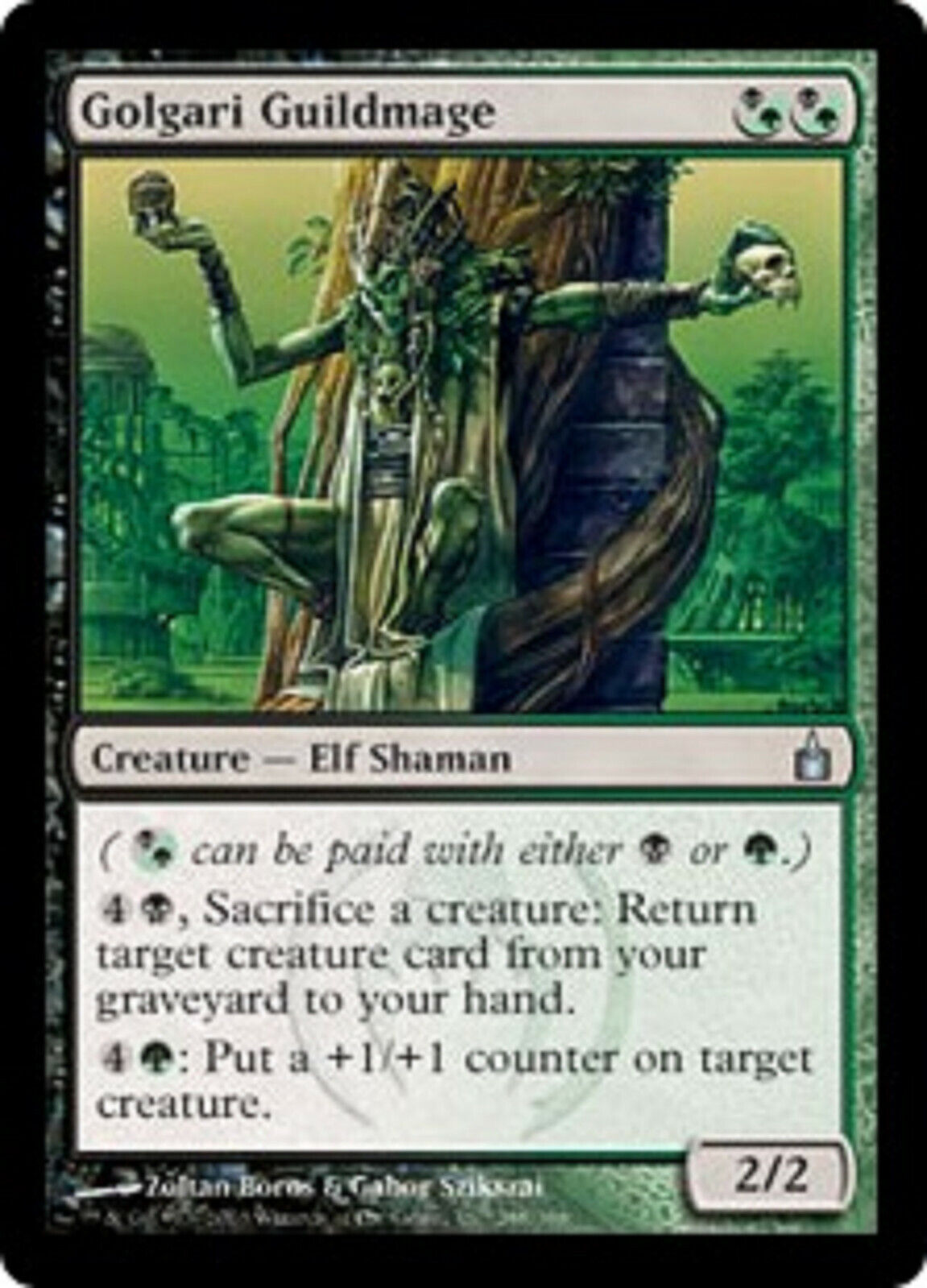 MTG MTG 1x  Golgari Guildmage Ravnica: City of Guilds Magic the GAthering CARD