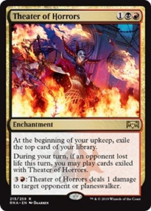 MTG 1x Theater of Horrors Ravnica Allegiance Unplayed NM Card