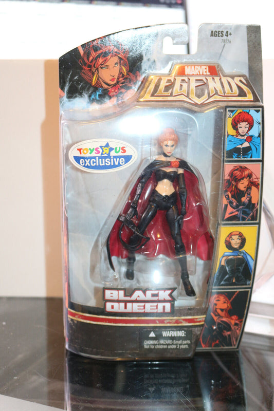 2007 Hasbro Marvel Legends Black Queen 6” Figure, Toys R Us Exclusive Sealed Toy