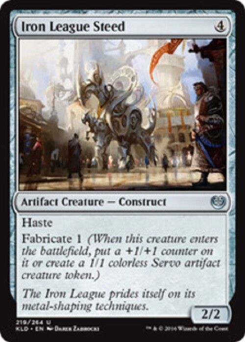 MTG 1x Iron League Steed Kaladesh NM Card MTG Magic  Commander Pauper