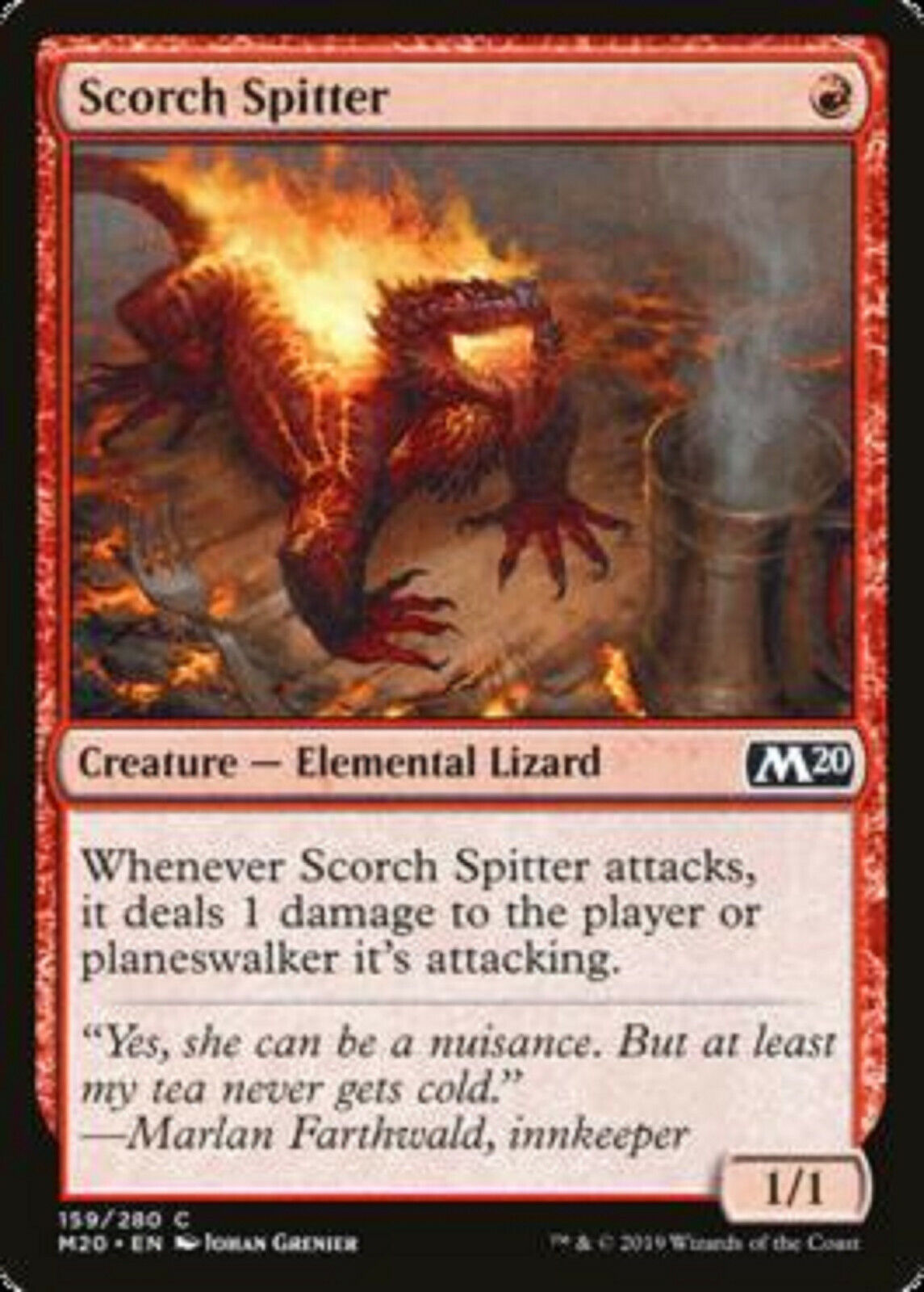 MTG MTG 4x Scorch Spitter Core Set 2020 cards Magic The Gathering