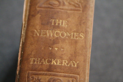 The Newcomes William Makepeace Thackeray 1850 Hardcover Book Vintage Antique