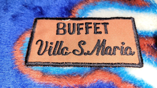 Vintage Shoulder Patche Souvenir Buffet Villa S.Maria