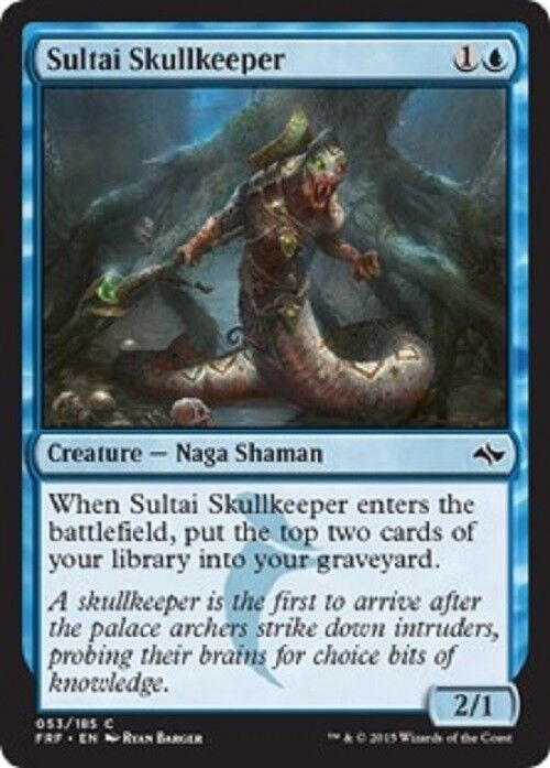 MTG 4x Sultai Skullkeeper Fate Reforged MTG Magic the gathering Blue Cards