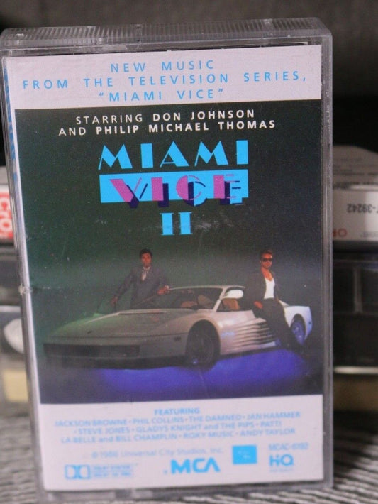 Cassette Tape Miami Vice Ii Music From The Television Tv Series