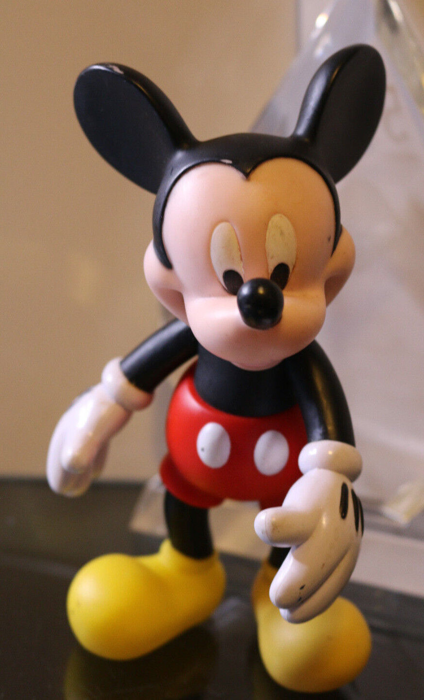 Walt Disney Mickey Mouse Action Figure Toy Rare - 7" Tall - W548-1034-6-12109