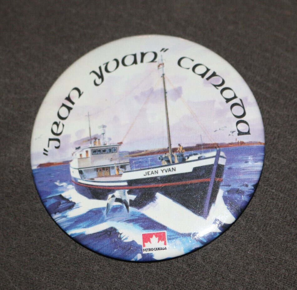 Jean Yvan Canada Petro-Canada  Buttons Pin Back Macaron Decoration Door