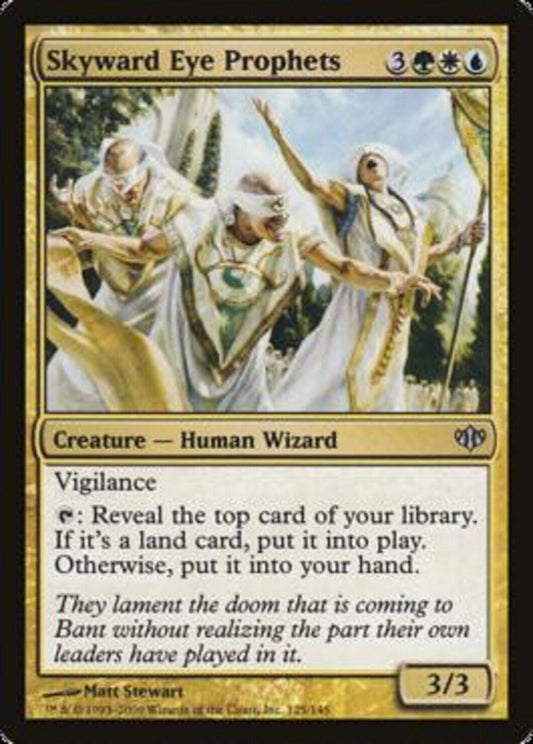 MTG MTG 1x   Skyward Eye Prophets Conflux card Magic the gathering