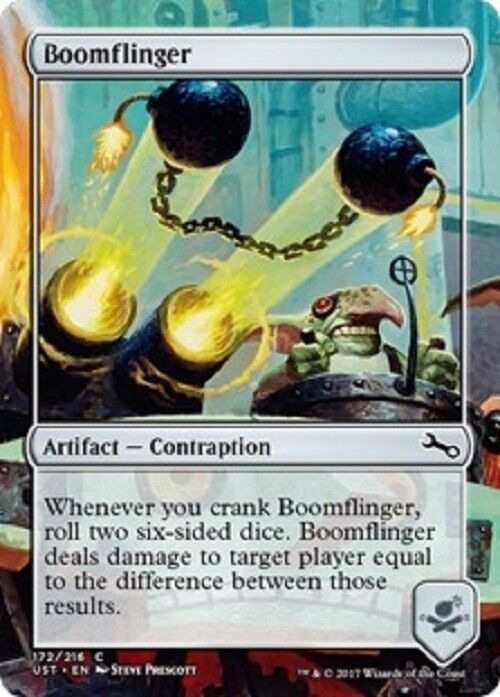 MTG 4x MTG Boomflinger Unstable card Magic the Gathering NM Contraption