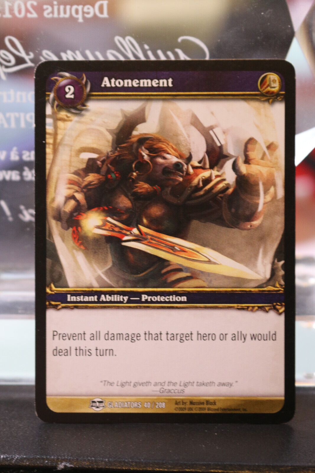 Atonement-Blood Of Gladiators-World Of Warcraft Tcg Wow