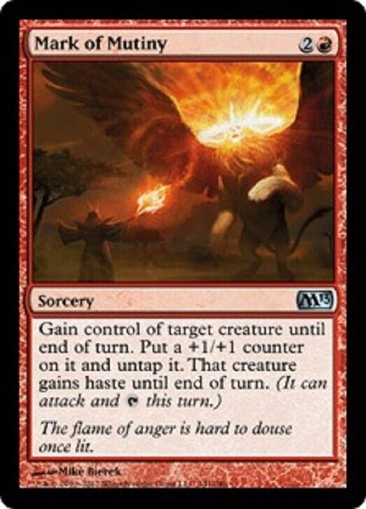 MTG MTG 1x Mark of Mutiny Magic 2013 Magic the Gathering NM