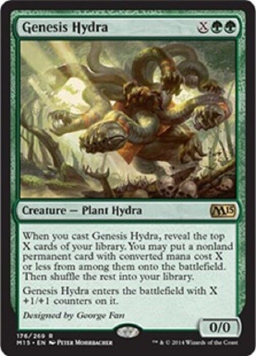 MTG MTG 1x Genesis Hydra M15 Magic 2015 Core Set Card Magic The Gathering