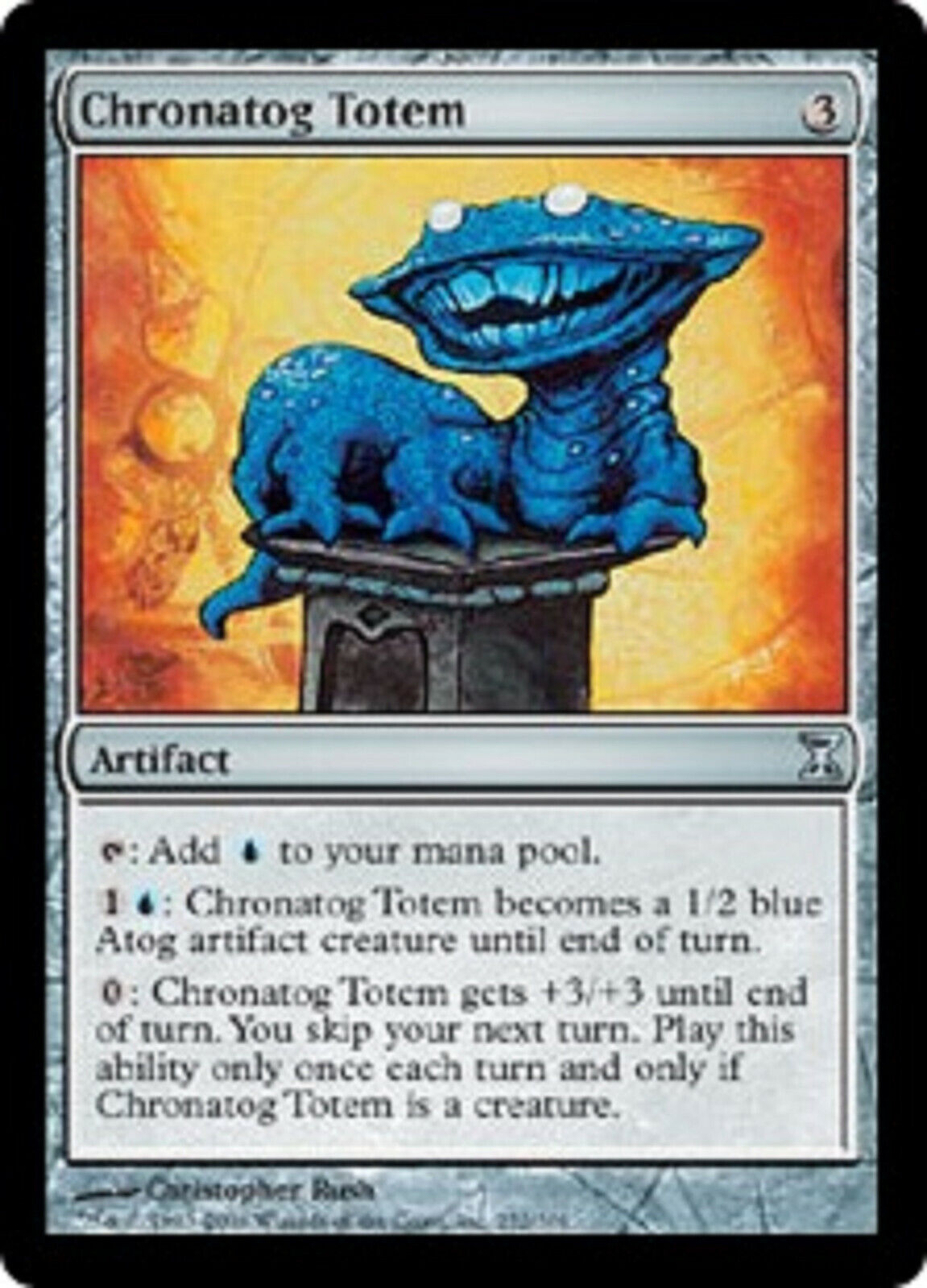 MTG 1x Chronatog Totem Time Spiral MTG Magic the Gathering