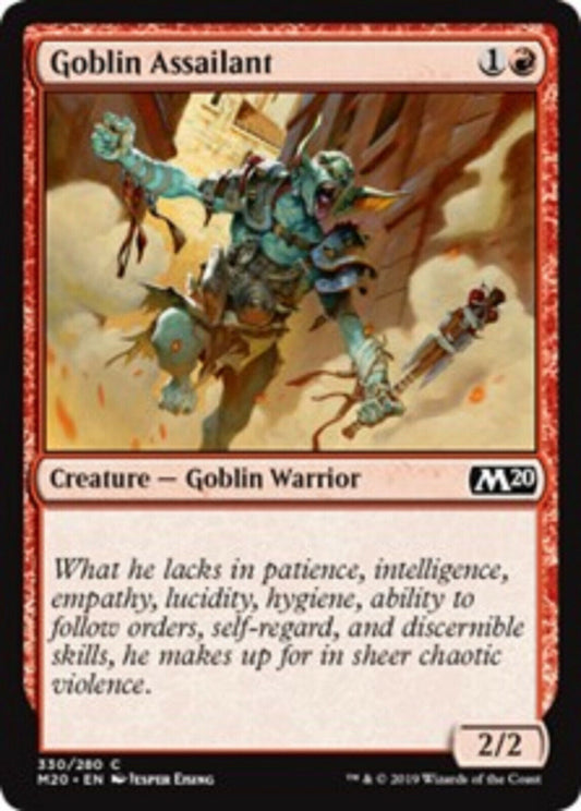 MTG MTG 4x  Goblin Assailant Core Set 2020 cards Magic The Gathering