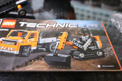 Lego Technic Roadwork Crew 42060  With Instructions