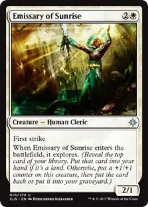 MTG Emissary of Sunrise Ixalan Card MTG Commander Pauper Commander Omniphustoys MTG Emissary of Sunrise Ixalan Card MTG Commander Pauper Commander Omniphustoys