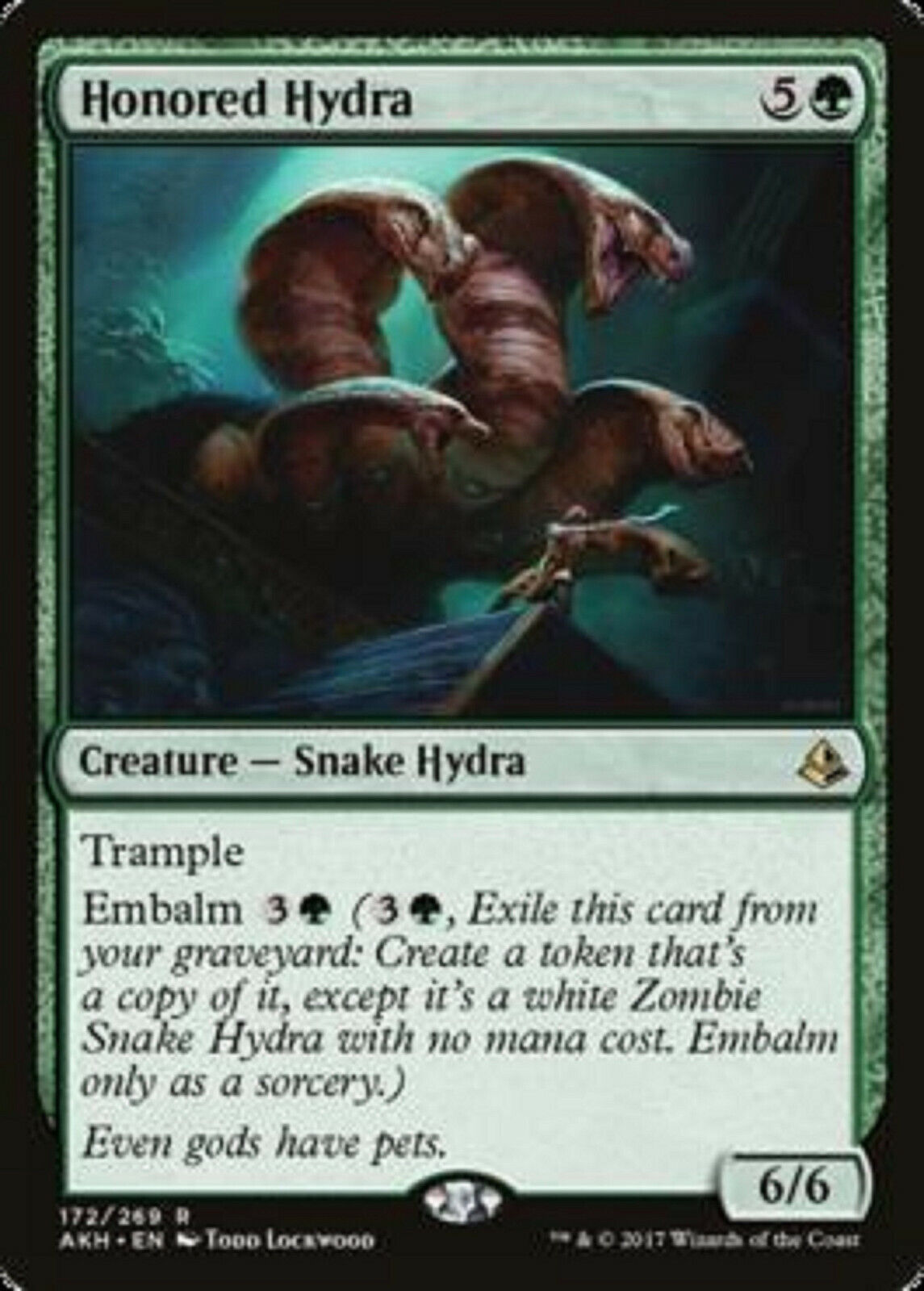 MTG 1x Honored Hydra Foil Amonkhet Mtg Magic The Gathering Card