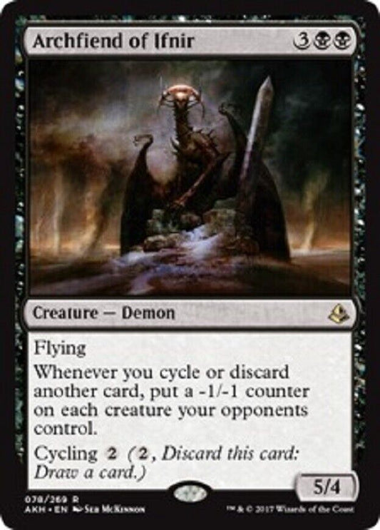 MTG MTG 1x Archfiend of Ifnir Amonkhet Card Magic The Gathering NM