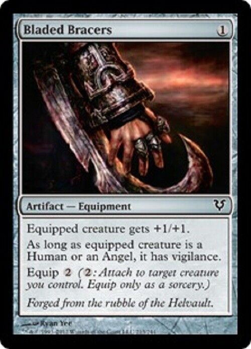 MTG MTG 2x Bladed Bracers Avacyn Restored card Magic The Gathering Commander Pauper