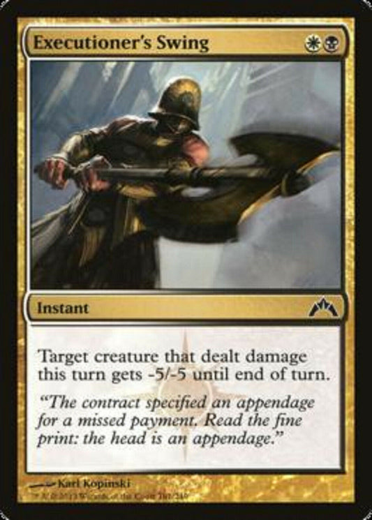 MTG MTG 4x  Executioner's Swing Gatecrash  cards Magic the gathering