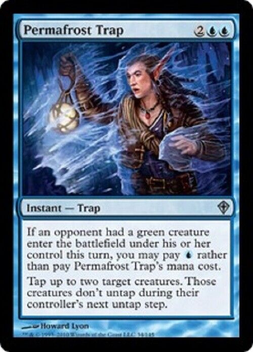 MTG MTG 1x Permafrost Trap WWK Worldwake Card Magic The Gathering