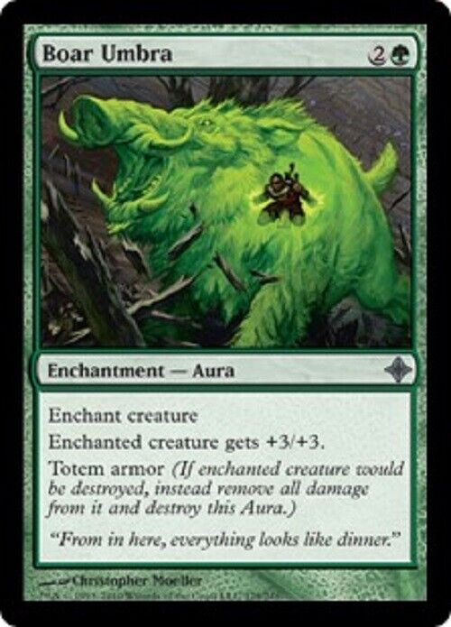 MTG 1x Boar Umbra Rise of the Eldrazi card Magic the Gathering MTG