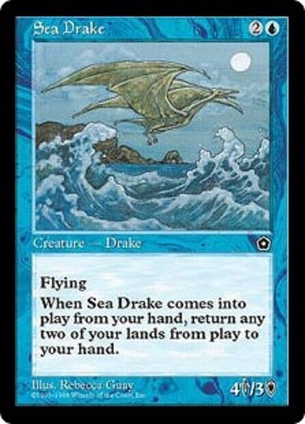 MTG Sea Drake Portal Second Age MTG Magic the gathering card 1x