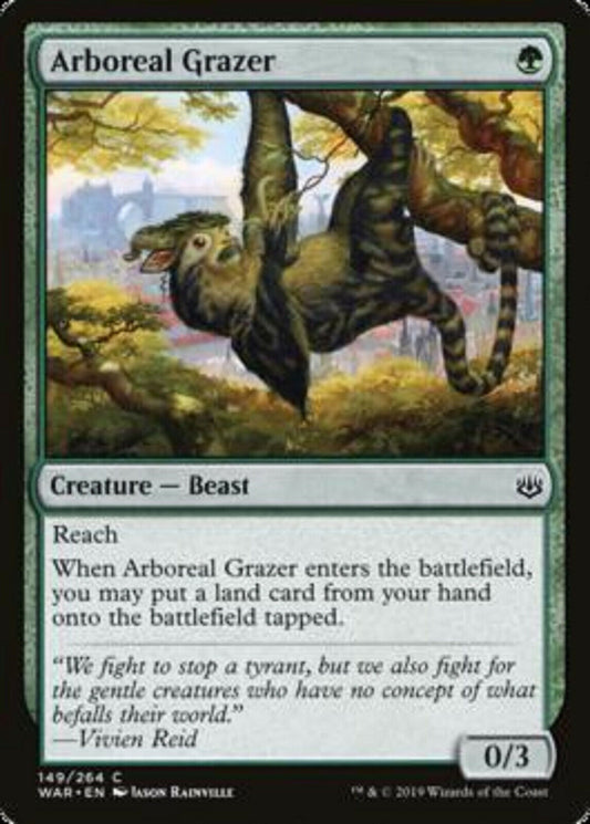 MTG MTG 4x Arboreal Grazer War of the Spark Cards Magic The Gathering NM