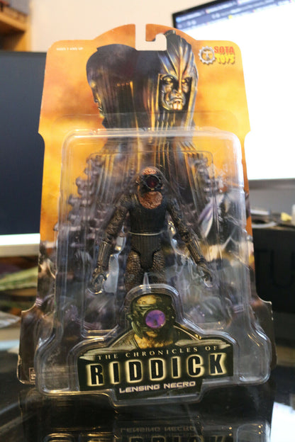 The Chronicles Of Riddick Lensing Necro Action Figure Sota Toys Rare toy sealed