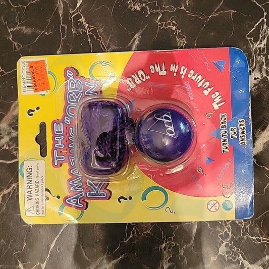 The Amazing "Orb" Key Chain Your Answers Here! Item No.296 Vintage Sealed Oncard