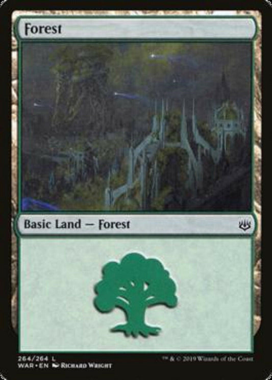 MTG MTG 4x Forest (264) War of the Spark Cards Magic The Gathering  NM