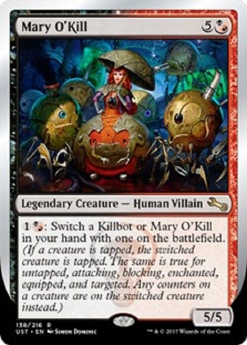 MTG 1x Mary O'Kill UNSTABLE NM Card MTG Magic RARE Commander