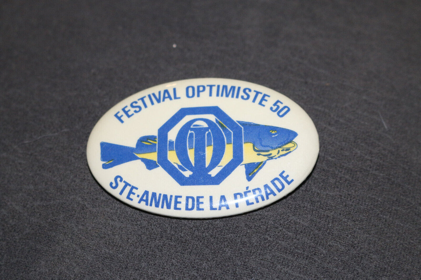 Festival Optimiste 50 Ste-Anne De La Pérade Québec Buttons Pin Back Macaron