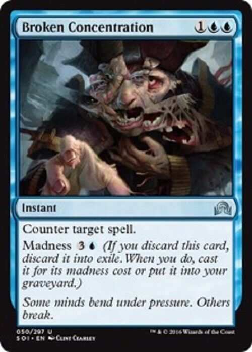 MTG MTG 1x Broken Concentration ShadowsoverInnistrad Card Magic The Gathering pauper