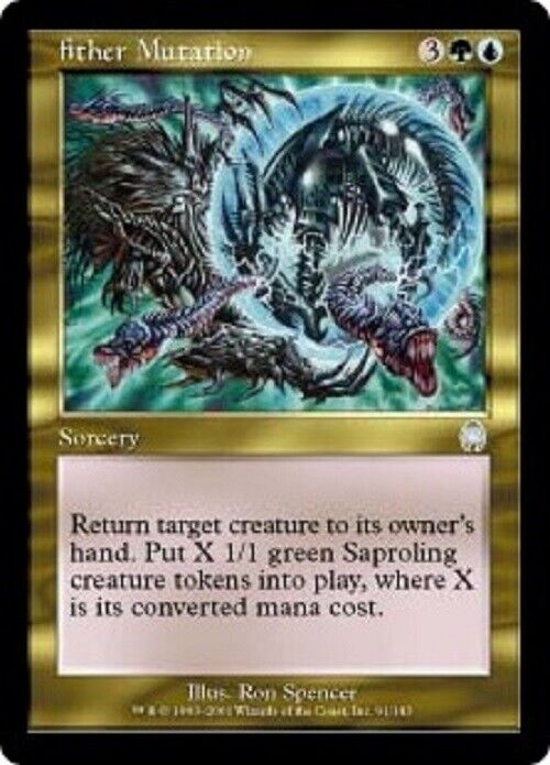 MTG MTG 1x  Aether Mutation Apocalypse card Magic The Gathering