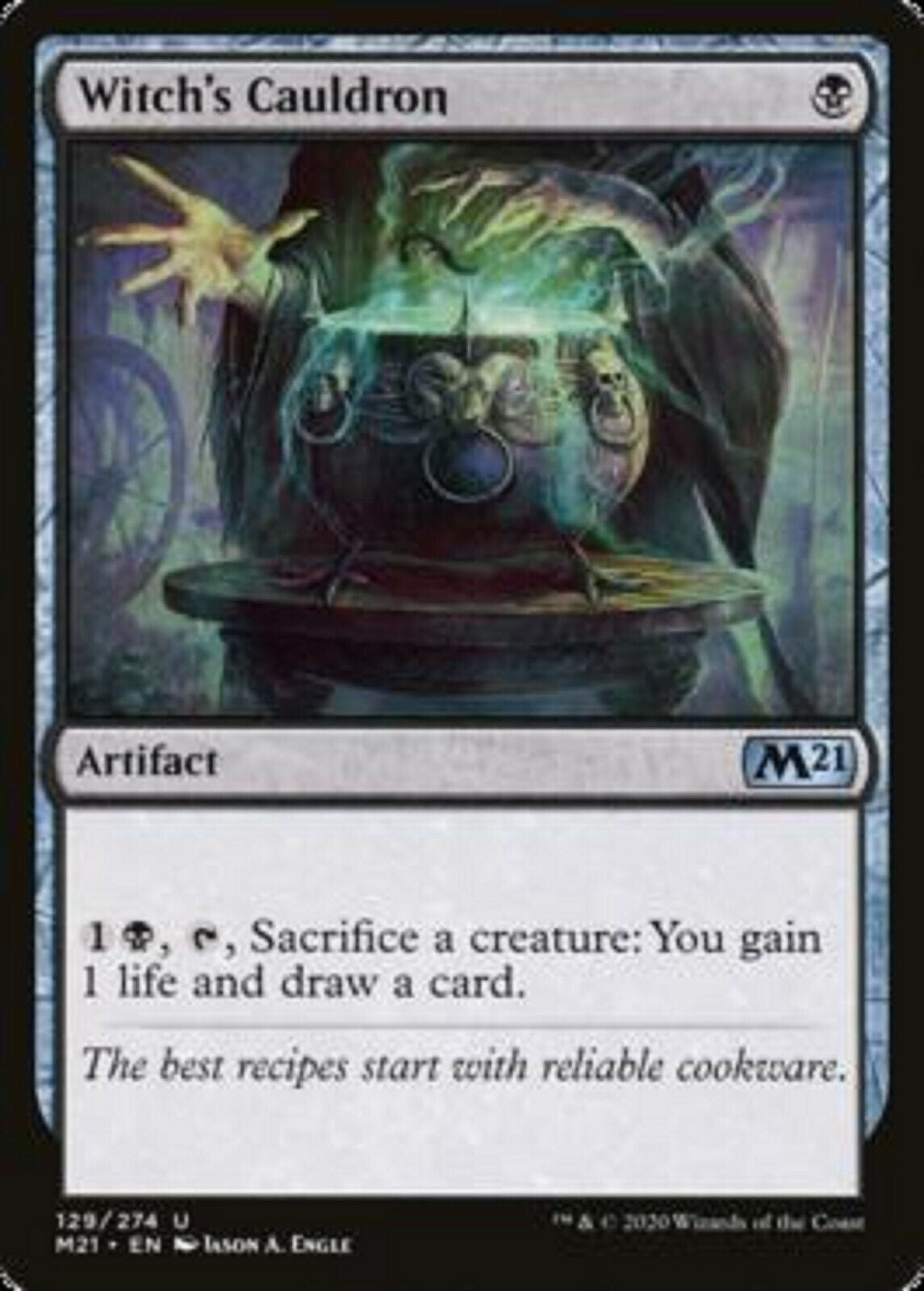 MTG MTG 1x Witch's Cauldron Core Set 2021 Magic the Gathering card