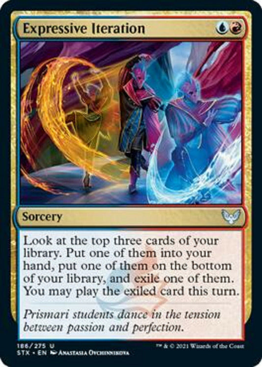 MTG MTG 1x Strixhaven Mystical Archive: Expressive Iteration  NM Magic