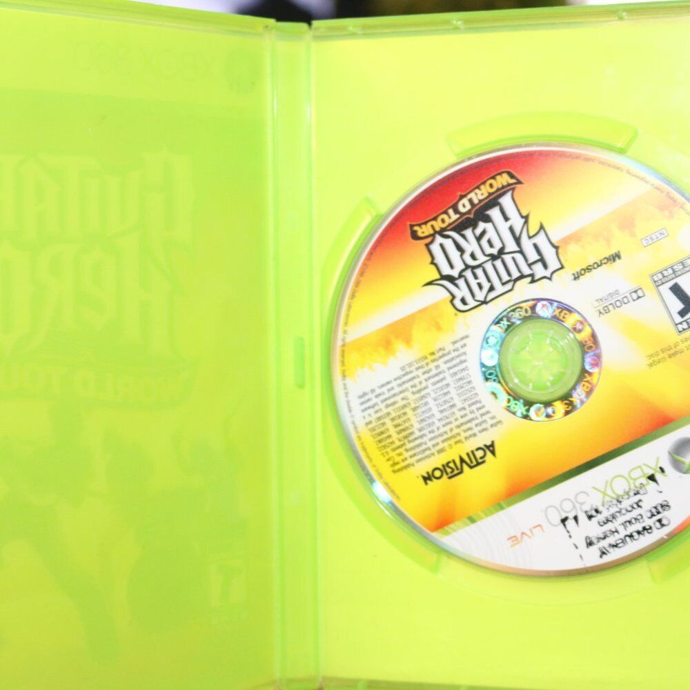 Guitar Hero World Tour Xbox 360 Video Game No Manual