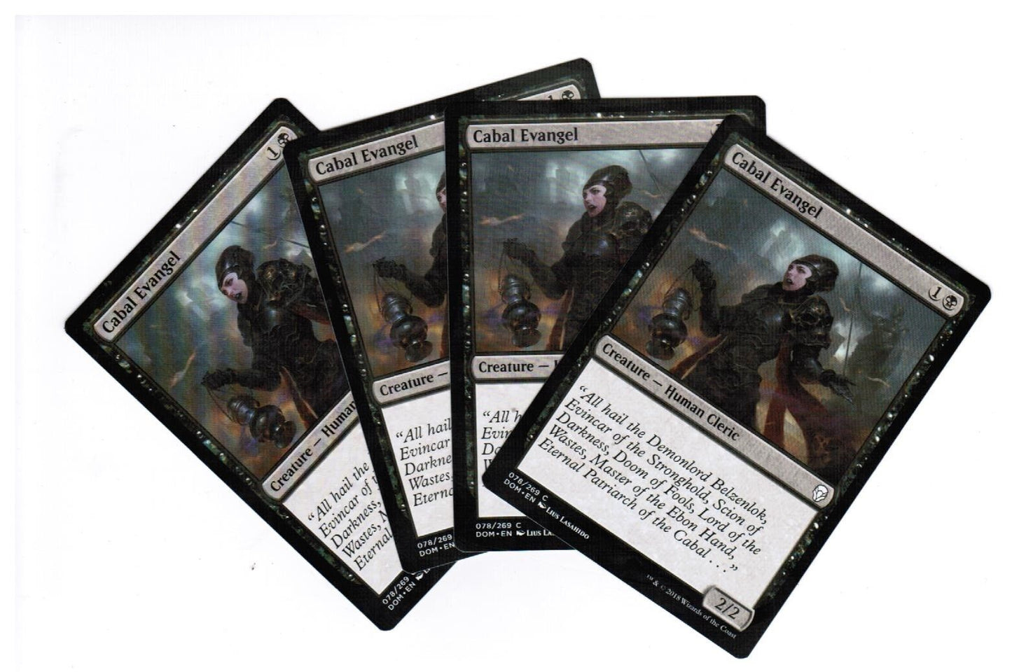 MTG MTG Cabal Evangel X4 4x Magic the GAthering cards