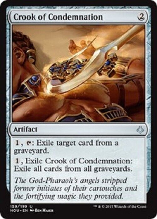 MTG MTG 1x Crook of Condemnation Hour of Devastat Card Magic The Gathering Commander