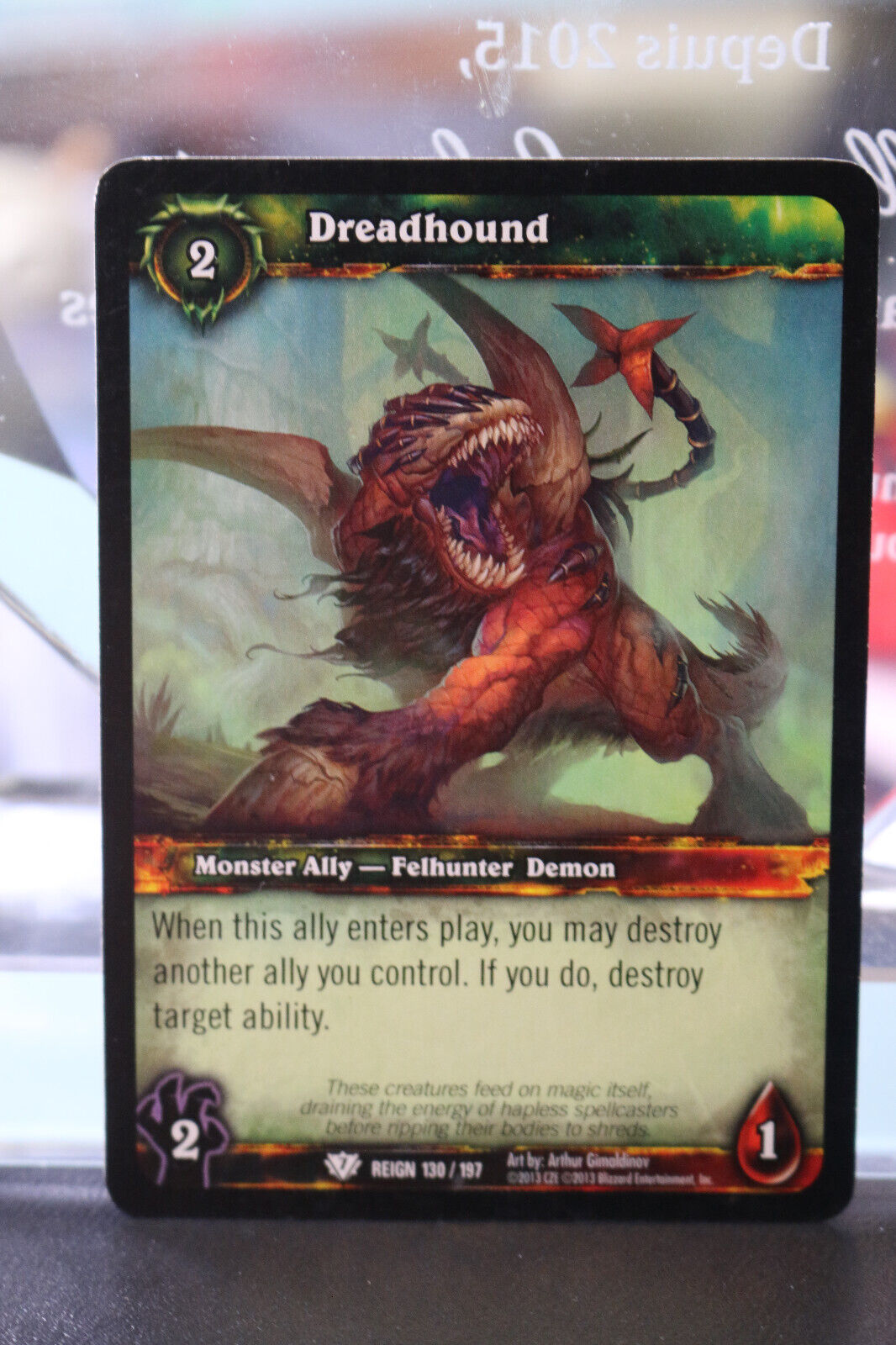 Dreadhound-Reign Of Fire-World Of Warcraft Tcg Wow