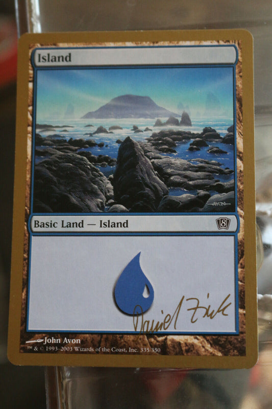 MTG Island Daniel Zink SB World Championship Decks 2003 card MTG CARD #1