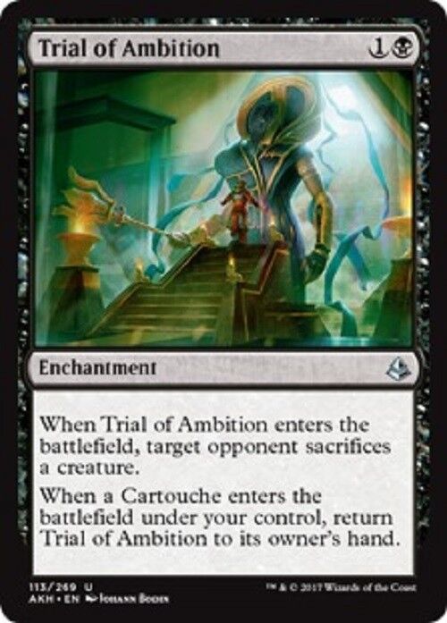 MTG 1x Trial of Ambition Amonkhet NM Magic the Gathering card