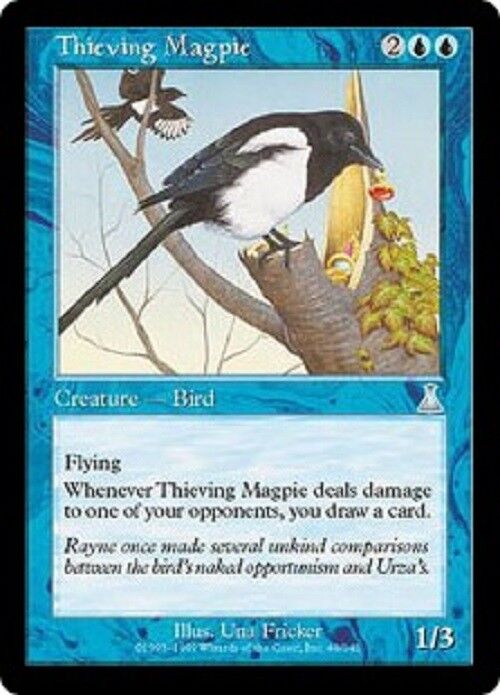 MTG MTG 1x Thieving Magpie Urza's Destiny card Magic The Gathering NM