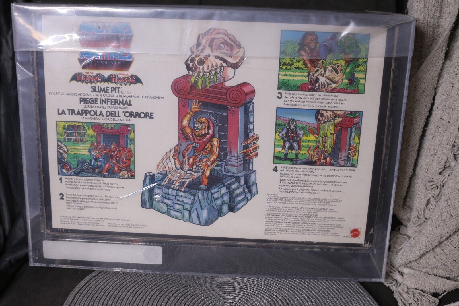 Rare Motu 1985 Slime Pit Masters Universe Misb He Man Sealed Mint Box